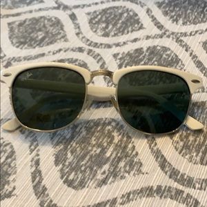 White club masters frame sunglasses